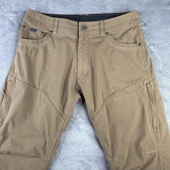 Kuhl Pants Mens 32x32 Khaki Hiking Work Stretch Vented Outdoor Style 5098 - Picture 3 of 15